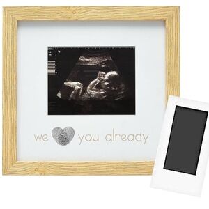 Thumbprint Sonogram Picture Frame with Ink Pad